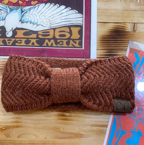 Chevron Knit Head Wrap